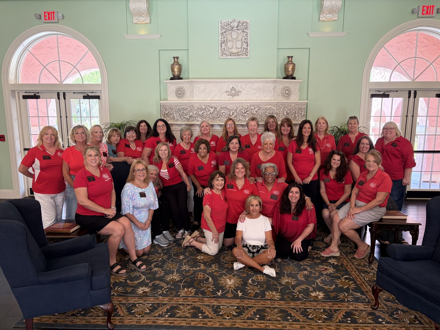 JSL members gathered in the historic Hacienda Hotel, New Port Richey
